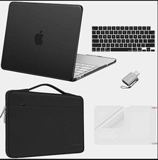MOSISO 13in Black Polyester Laptop Sleeve Case Water-Resistant Padded picture