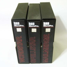 MicroPro ® 3.3 Wordstar ® SpellStar ® MailMerge ® Three 3 Notebooks ONLY © 1983 picture