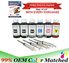 4-Color Bulk Ink Refill Kit for Inkjet Printer Cartridges 600 ml Total picture
