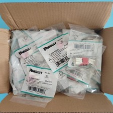 RED New in Box 50PCS For Panduit CJ688TGRD Gigabit Cat6 RJ45 Network Jack Module picture