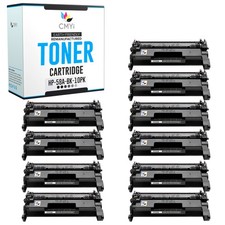 10PK CMYi Replacement 58A Combo Pack Toner for HP LaserJet Enterprise MFP M430f picture