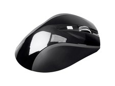 Monoprice Wireless Ergonomic Mouse - Black Ideal For Work/Home/Office, Computers picture