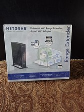 NETGEAR WN2000RPT Universal WiFi Range Extender 4-port WiFi Adapter New  picture