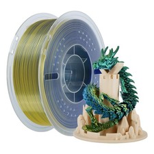 Kingroon Silk Tri Color PLA Filament, 1kg-yellow Blue Green, 1.75mm picture