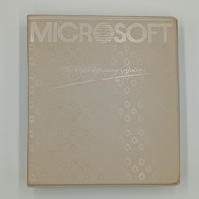 Microsoft C Compiler 4.0 Run-Time Library Reference Manual 1986 Vintage picture