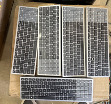 LOT OF 5 Dell Bluetooth Keyboard Mutli-Device Slim KB7120Wc Genuine (No Dongle) picture
