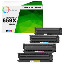 4PK TCT Premium 659X BCYM HY for Compatible HP LaserJet M856 Toner Cartridge picture