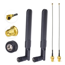 WIFI Dual Band Antenna 8dBi RP-SMA Antenna 2-pack For TP-Link ASUS WiFi Router picture