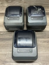 LOT OF 3 Zebra GX420T/GK420T Thermal Label Printers - UNTESTED FOR PARTS picture
