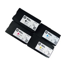 4PK Genuine HP 952XL High Yield Black & Color Ink Cartridges OfficeJet 8720 8730 picture