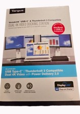 Targus VersaLink USB-C and Thunderbolt 3 Dual 4K Video Docking Station NIB picture