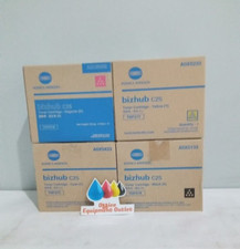 Konica Minolta TNP27 Toner Cartridge Set Yellow Magenta Cyan Black picture