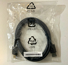 HOTRON E525041 DisplayPort to DisplayPort Cable 6ft Male to Male Black DP picture