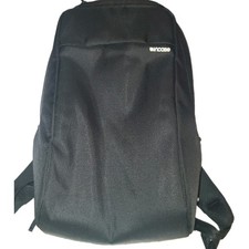 Incase Icon Black Nylon Tech Laptop Backpack Bag Adjustable Strap Padded Back picture