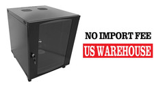Raising Electronics 12U Wall Mount Network Server Cabinet Glass Door 600MM Deep picture