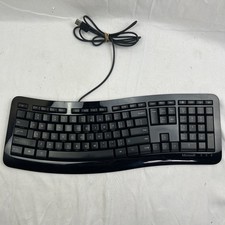 Microsoft Comfort Curve Keyboard 3000 USB Multimedia Contour 1482 Ku-1079 picture