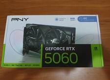 PNY NVIDIA GeForce RTX™ 5060 OC Dual Fan Graphics Card (8GB GDDR7, 128-bit)™ picture