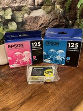 Epson 125 Tri-Color CMY Durabrite Ultra Ink Cartridges {EXPIRED 7.2023 & 1.2024} picture