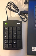 HP Targus USB Numeric Keypad # Pad 2-Port Hub Laptop Excel Accounting Key WORKS picture
