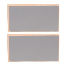 2 Pcs Silver Touchpad Stickers PVC Materials For Laptop Replacement Upgrade picture