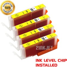 4pk CLI-281XXL Yellow Ink Cartridge for Canon Pixma TS8120 TR8520 TS9520 TS9521C picture