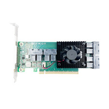 shinreal PCI Express x16 to 8 U.2 SFF-8643 NVMe SSD Adapter Card 8749-8i picture