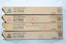 4 Cosmetic OEM Ricoh MP C3002,C3502 CMYK Toners 841735,841736,841737,841738 picture