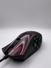 Razer Naga RZ01-0075 Wired MMO Gaming Mouse Red LED 12 Button Tested Working picture