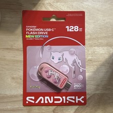 SANDISK Pokemon Mew 128GB USB-C Flash Drive  picture