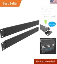 2 Pack 1U Metal Disassembled Blank Panel picture