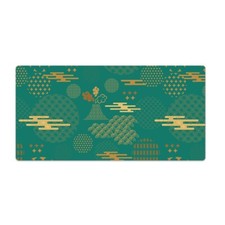 Desk Top Mat Pad Protector for PC Mouse Keyboard Japanese Symbols 90x45 picture
