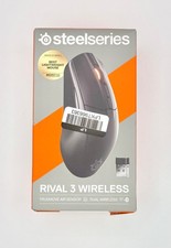New - SteelSeries Rival 3 Wireless Gaming Mouse (Gen 2) Black picture