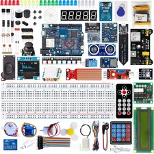 Uno R4 WiFi Super Starter Kit Compatible with Arduino IDE, Electronics Learni... picture