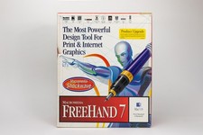 Macromedia FreeHand 7 Upgrade Macintosh Complete Box w/ CD & Manuals picture