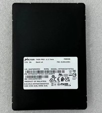 7.68TB SSD MICRON 7400 pro U.3 7mm 7680GB Gen x4 FW:E1MU23S1 MTFDKCB7T6TDZ picture