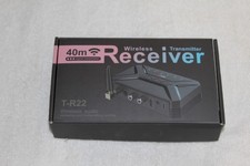 Wireless Transmitter Receiver 40m - T-R22 Wireless Audio - Opened box picture