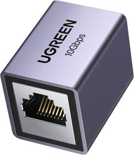 UGREEN Ethernet Extender 10Gbps, Ethernet Coupler for Cat8 Cat7 Cat6 Cat5 Cable picture