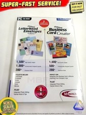 PrintShop Letterhead + Envelope + Business Cards PC Print shop printer software picture