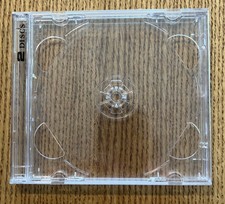 1x STANDARD Double CD Jewel Case 2-Disc with Tray  (2 CD) Clear Cover picture