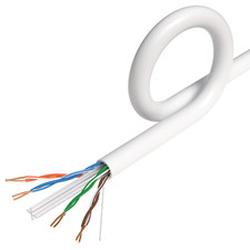 Cat6A UTP 1000ft Solid Copper Ethernet Cable 23AWG 10Gbps High-Speed Wire LOT picture