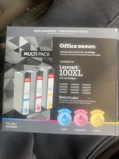 Lexmark 100XL Office Depot Brand Hi-Yield 3 Pack picture