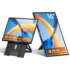 Blackview 16in Portable Monitor Laptop Screen Extender With 360°Adjustable Stand picture
