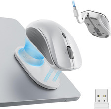 ESR Magmouse Snap-To-Carry Bluetooth Mouse, Rechargeable Wireless Mouse for Lapt picture