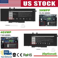✅3HWPP /4GVMP BATTERY FOR DELL Latitude 5401 5410 5411 5501 5510 Precision 3541 picture