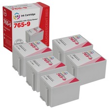 LD Compatible 765-9 Set of 5 Red Ink Cartridge for Pitney Bowes 3C00 DM400C 5C00 picture