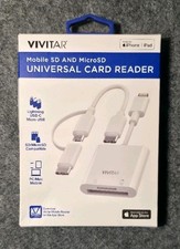 Vivitar Mobile SD and MicroSD Universal Card Reader White MOV4016-WHT Lightning picture