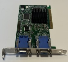 🖥️💻Vintage MGI Matrox G45FMDHA32DB AGP Video Graphics Card Dual VGA 971-0302 picture