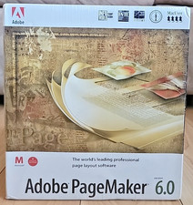 Adobe PageMaker 6.0 For Macintosh Software - NEW Factory Sealed READ picture