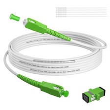 1 PCS 100FT SC/APC To SC/APC Fiber Optic Internet Cable Armored Single Mode picture