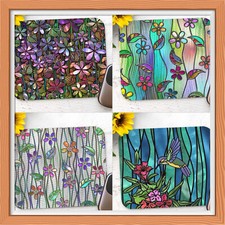 Stained Glass Look Floral Mouse Pad (4 Designs) picture